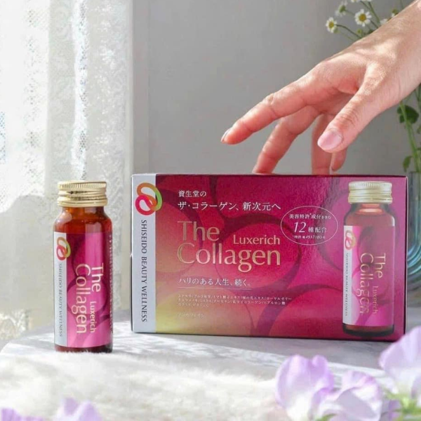 Nước Uống The Collagen Shiseido Luxerich 10 Chai x 50ml (3) Nước Uống The Collagen Shiseido Luxerich