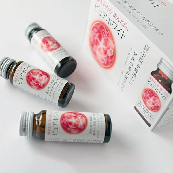 Nước Uống Trắng Da Pure White Shiseido 10 Chai x 50ml (4) Nước Uống Trắng Da Pure White Shiseido 10 Chai x 50ml