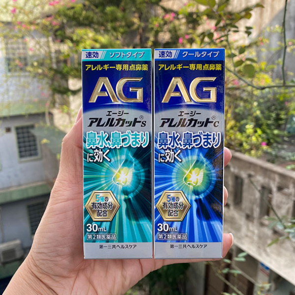 Xịt Hỗ Trợ Viêm Xoang, Viêm Mũi Dị Ứng AG Daiichi-Sankyo 30ml (1) Xịt Hỗ Trợ Viêm Xoang Viêm Mũi Dị Ứng AG Daiichi-Sankyo 30ml